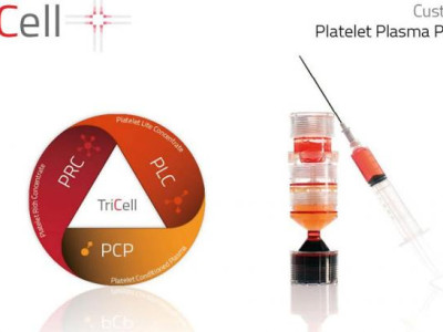 Terapia Tricell PRP (cu plasma autologa), o noua terapie de regenerare mult superioara terapiei simple PRP